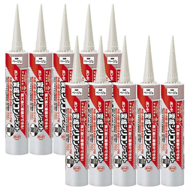 ハンディ・クラウン コニシ #04694変成シリコンベージュ333ml 10本