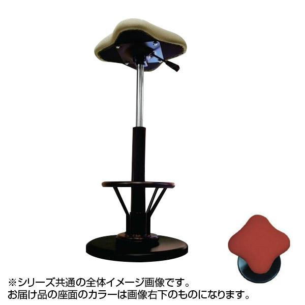 ルネセイコウ(Runeseikou) ツイストスツールラフレシアKモーR (フットレスト付き) レッド/ブラック TWS-240R (1436064)