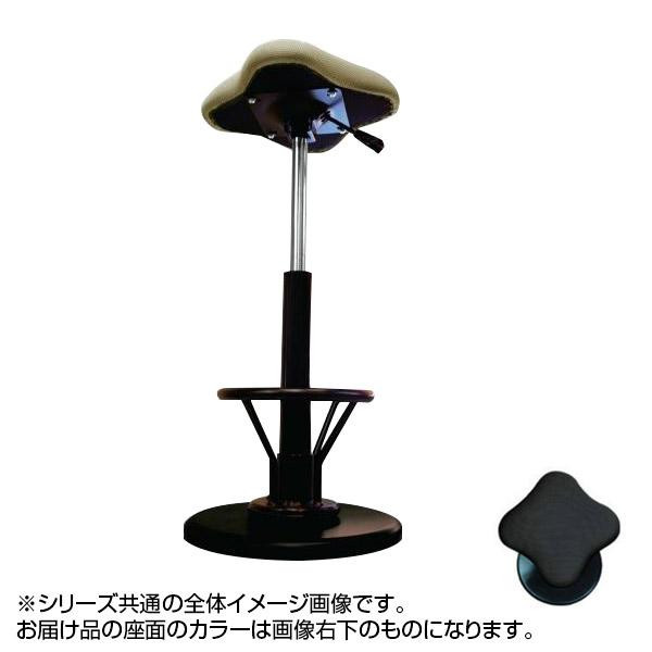 ルネセイコウ(Runeseikou) ツイストスツールラフレシアKモーR (フットレスト付き) ブラック/ブラック TWS-240R (1436063)