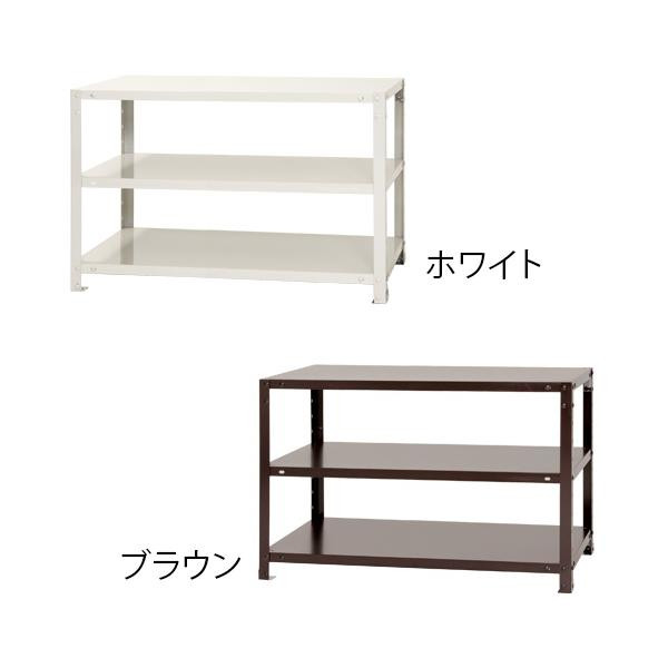 北島 スマートラック NSTR-167   間口900×奥行450×高さ600mm 3段 ホワイト (1434630)