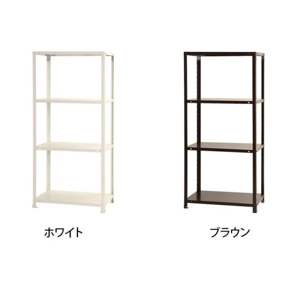 北島 スマートラック NSTR-546   間口700×奥行400×高さ1500mm 4段 ホワイト