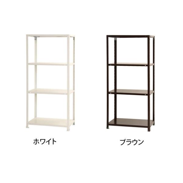 北島 スマートラック NSTR-544   間口700×奥行300×高さ1500mm 4段 ホワイト