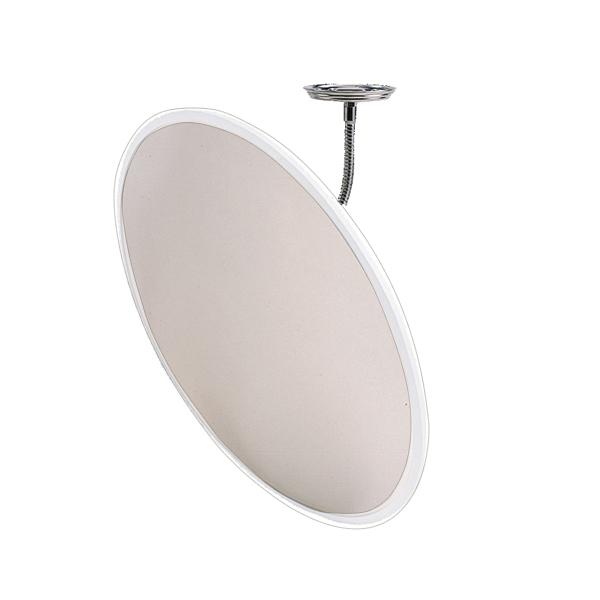 信栄物産 防犯ミラー フレキシブルタイプ H-45-W ホワイト 【0350-00115】の通販は