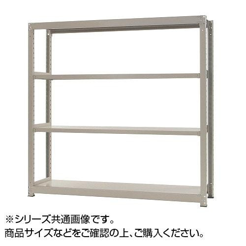 北島 中量ラック 耐荷重300kgタイプ 単体 間口900×奥行900×高さ1500mm 4段 ニューアイボリー