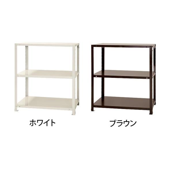 北島 スマートラック NSTR-357   間口800×奥行450×高さ900mm 3段 ホワイト