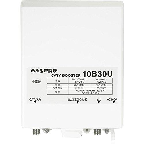 マスプロ電工 CATVブースター 10B30U-B (1426079)の通販は