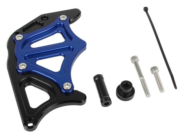 POSH(ポッシュ) スプロケットカバー  黒/青 R25/R3/MT 品番066201-16の通販は