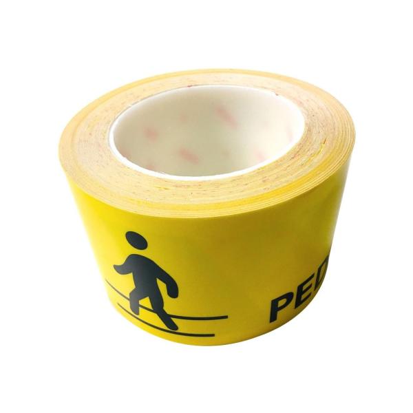 セーフラン(SAFERUN) 耐摩耗標識テープ 『安全通路 PEDESTRIAN WALKWAY』  J0039 (1474220)の通販は 10,293円