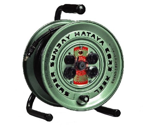 ハタヤ スーパーサンデーリール 単相100V 30m サーモカット付  SGV-30 3704319