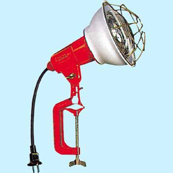 ハタヤ 防雨型作業灯 リフレクターランプ300W 100V電線5m バイス付 [RG-305] RG305 販売単位：1 送料無料 畑屋製作所 ハタヤ 防雨型作業灯 リフレクターランプ300W 100V電線0.3m