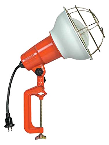 畑屋製作所 ハタヤ 防雨型作業灯 リフレクターランプ200W 100V接地付5m バイス付 3704149