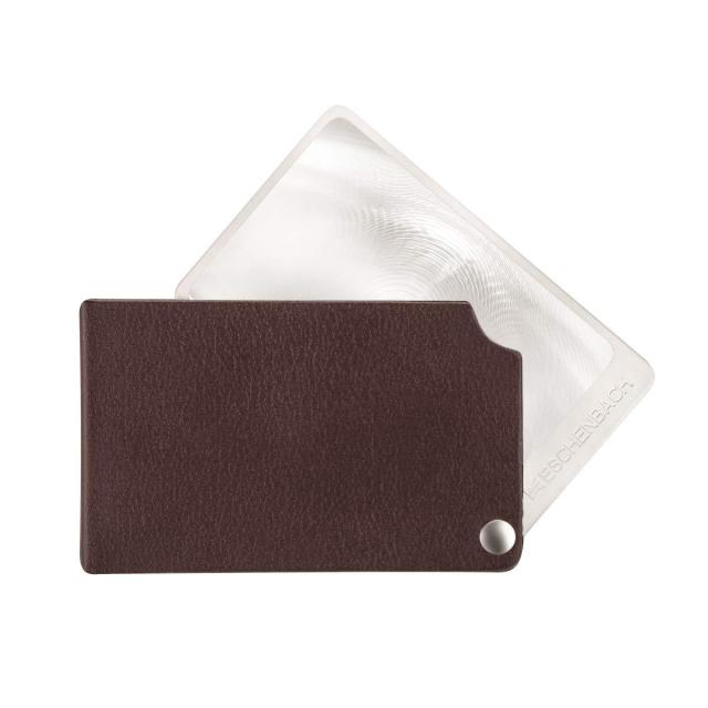 エッシェンバッハ viso POCKET(ヴィゾポケット) カード型ルーペ 革ケース付 ボルドー 2.5倍 1721-16 (1348511)の通販は