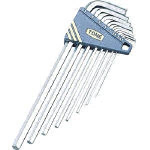 TONE マスターツールロング六角棒L形レンチセット 9pcs 2940795
