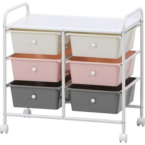 不二貿易 キッズ収納3段 color 6マス G118SB 品番:38295 北海道、沖縄、離島配送不可