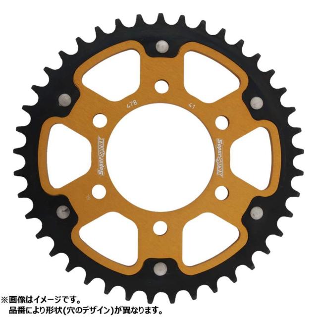 スーパースプロックス(Supersprox) Supersprox REAR STEALTH 498-37T GLD 品番:RST-498:37-GLD