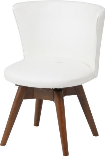 不二貿易 ダイニングチェアー クラム ウエンジ/ホワイト PRC-227 【88934】 北海道、沖縄、離島配送不可