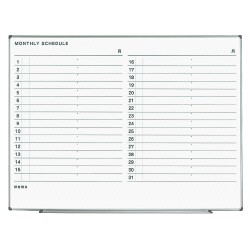 コクヨ ホワイトボード(軽量タイプ)月行事横書き有効W1170×H870mm5.0kg (FB-SL34MW)