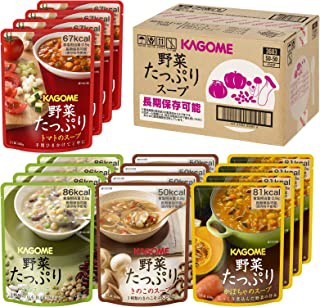 カゴメ 野菜たっぷりスープ (160g×4種×各4袋 計16袋)  SO-50の通販は
