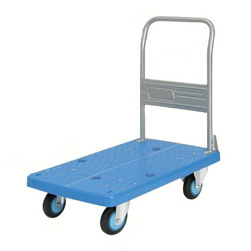 COMOLIFE コモライフ プラスチックテーブル台車 ハンドル固定式 最大積載量250kg PLA250Y (1500692)