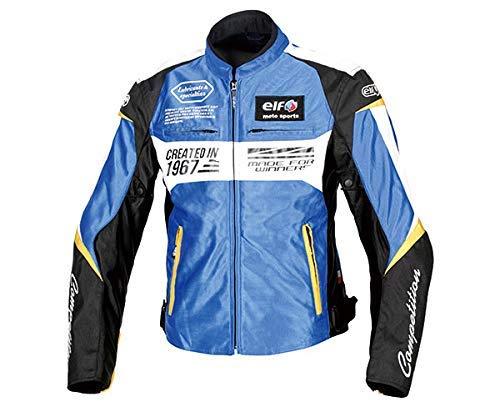 エルフ(ELF) elf EJ-S103 Ideal Mesh Jacket イデアールメッシュジャケット Blue＆White Mの通販は