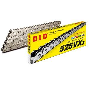 D.I.D(大同工業) 【必ず購入前に仕様をご確認下さい】525VX3-120ZB S＆S VXシリーズ Xリング