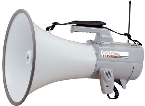 TOA ワイヤレスメガホン 30Wホイッスル音付 ER-2830W