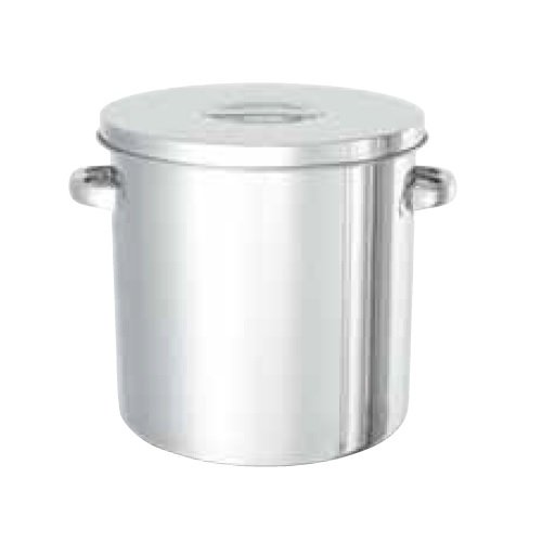 日東金属工業 コンパクト収納 テーパー型フタ付きステンレスタンク 25LNCG0893014-5013-04