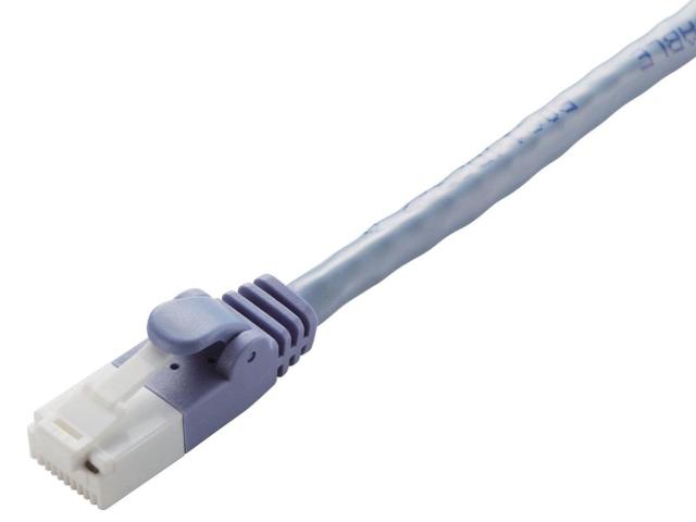 ELECOM エレコム LANケーブル/CAT6対応/EU RoHS指令準拠/爪折れ防止/簡易パッケージ仕様/50m/ブルー(LD-GPT/BU50/RS)