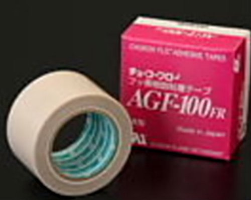 中興化成工業 フッ素樹脂ガラスクロス粘着テープ (t0.13mm×幅100mm×10m) AGF-100 1巻