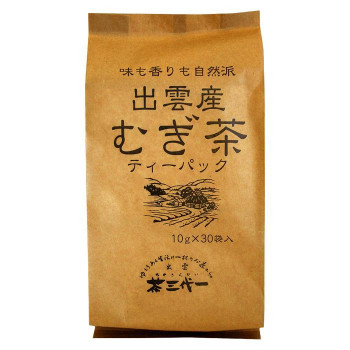 茶三代一 出雲産 麦茶 ティーバッグ(10g×30個入)×10セットの通販は 6,288円