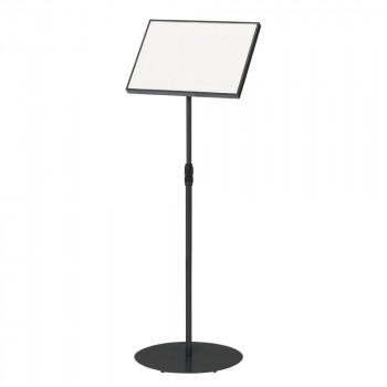 ナカキン カバー付サインスタンド(上下スライド傾斜型) B4サイズ横型 NSS-FKB4Y-BUの通販は 12,318円