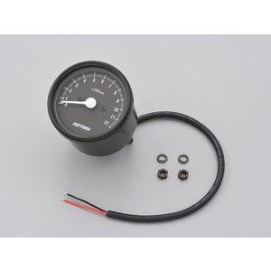デイトナ 【必ず購入前に仕様をご確認下さい】キカイシキタコメーター 12000   BK/BK (15630)の通販は 7,748円