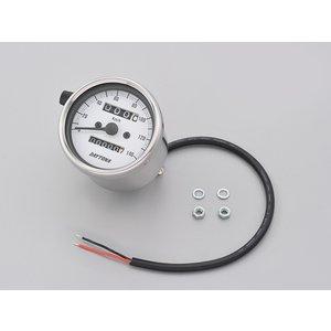 デイトナ 【必ず購入前に仕様をご確認下さい】キカイシキSPメーター 140km  SUS/WH (15635)の通販は