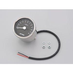 DAYTONA デイトナ 【必ず購入前に仕様をご確認下さい】キカイシキタコメーター 12000  SUS/BK (15641)