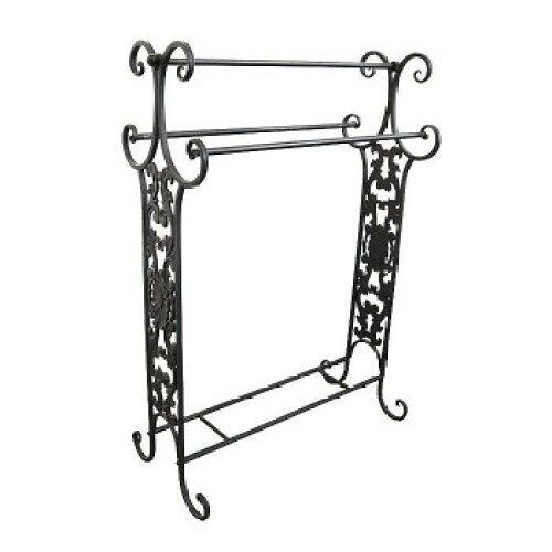 かわ畑貿易 かわ畑 アンティーク調 スタンドラック(タオルハンガー) 1609IFH004 (1587015)