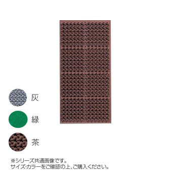 大一産業 アウトドアマット ロッキーマット 18号 90×180cm 茶 (1534669)