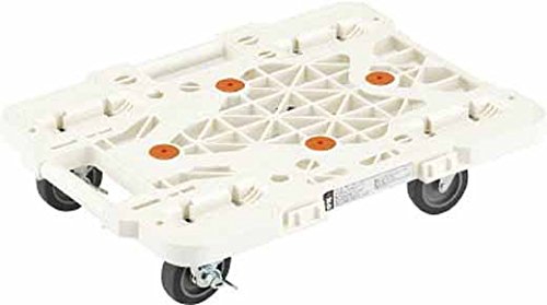 TRUSCO トラスコ中山 トラスコ中山 (株) MPK500SW 8000 TRUSCO 樹脂製平台車ルートバン自在側S付515x385白メッシュタイプ 3619940