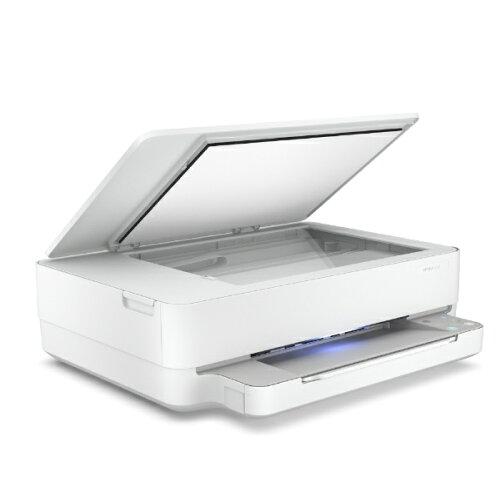 HP エイチピー 7CZ37A#ABJ インクジェットプリンター ENVY 6020 インク4色 染料+顔料 4800×1200 dpi 最大用紙サイズA4 接続(USB)〇 接続(無線LAN)〇 スキャナ機能有り コピー機能有り ホワイト