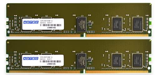 アドテック ADTEC DDR4-3200 RDIMM 32GBx2枚 2Rx8 / ADS3200D-R32GDBW(ADS3200D-R32GDBW)