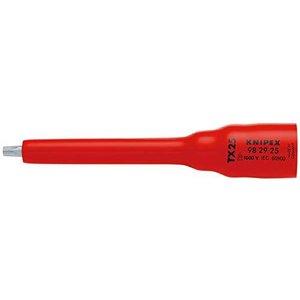 クニペックス KNIPEX 9829-25 (3/8SQ) 絶縁ソケットTx25 1000V 9829-25