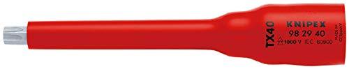 クニペックス KNIPEX 9829-40 (3/8SQ) 絶縁ソケットTx40 1000V 9829-40