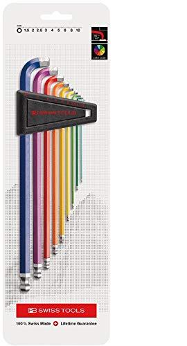 PBスイスツールズ社 2222.LH-10RBCN マルチアングルレインボーレンチセット 2222.LH-10RBCN