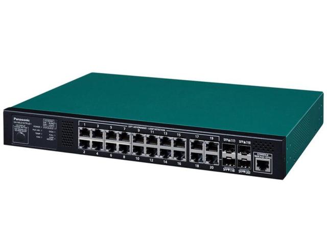PANASONIC パナソニック PoE給電スイッチングハブ GA-MLD16TPoE+(PN261693D)