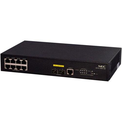 NEC 日本電気 QX-S1108GT-2G 1GbEベーシック・レイヤ2スイッチ(B02014-01101)