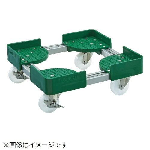 TRUSCO トラスコ中山 TRUSCO 伸縮式コンテナ台車 内寸300-400X600-700 AC S付