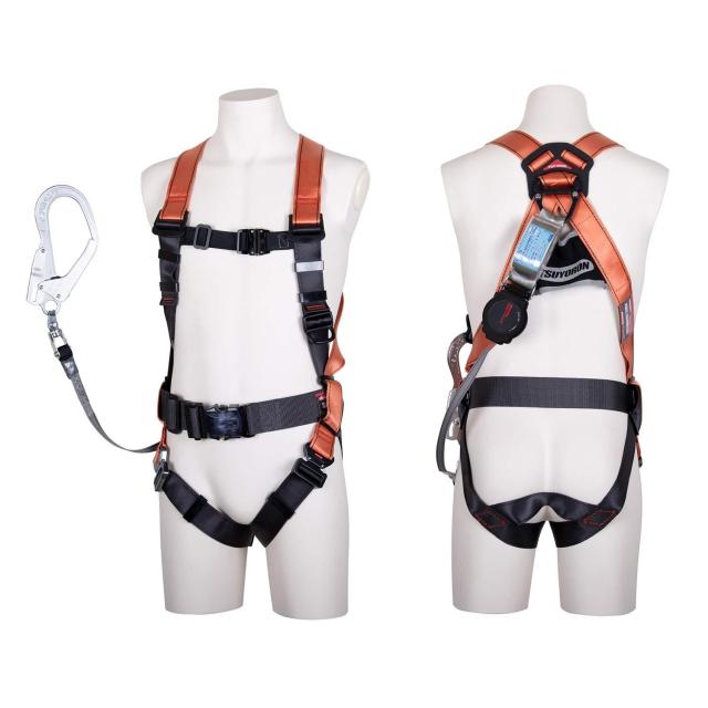 藤井電工 ツヨロン コアハーネス ワン・ハンドリトラ オレンジ Lサイズの通販は