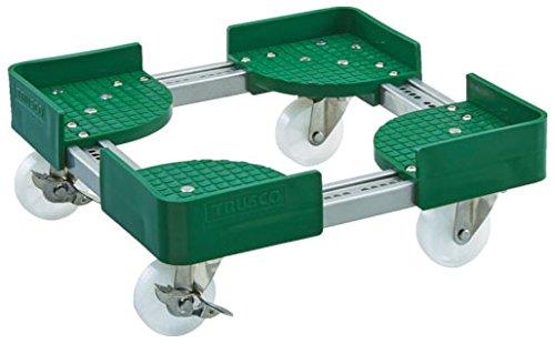 TRUSCO トラスコ中山 TRUSCO 伸縮式コンテナ台車 内寸300-400X800-900 S付