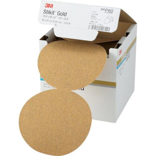 3M スリーエム 3M スティキット ゴールドディスクロール 穴なし #60 125mm径