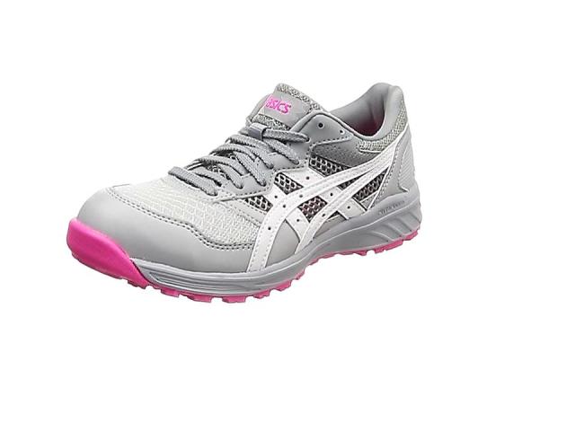 未使用 アシックス 28cm 安全靴 グレー ピンク WINJOB CP210 安全靴アシックスCP210ウィンジョブ｜作業服・作業着の総合通販専門店