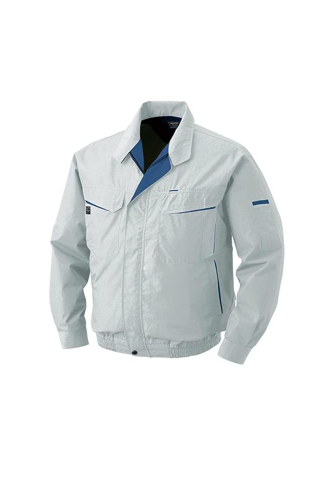 KUCHOFUKU 空調服 空調服 綿・ポリ混紡ワークウェアのみ シルバー 4L